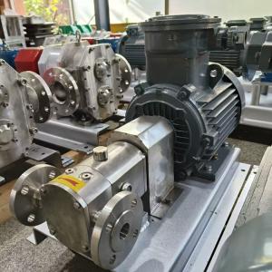 China SS316 Sanitary Stainless Steel Lobe Pump High Viscosity 11-55KW wholesale