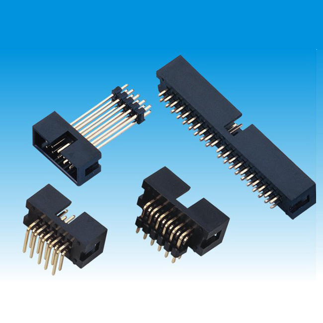 Industrial Box Header Connector , 2.54mm Straight Pin Header Stable Performance