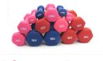 Export Quality Colorful Fitness Women Neoprene Coated Dumbbells for sale