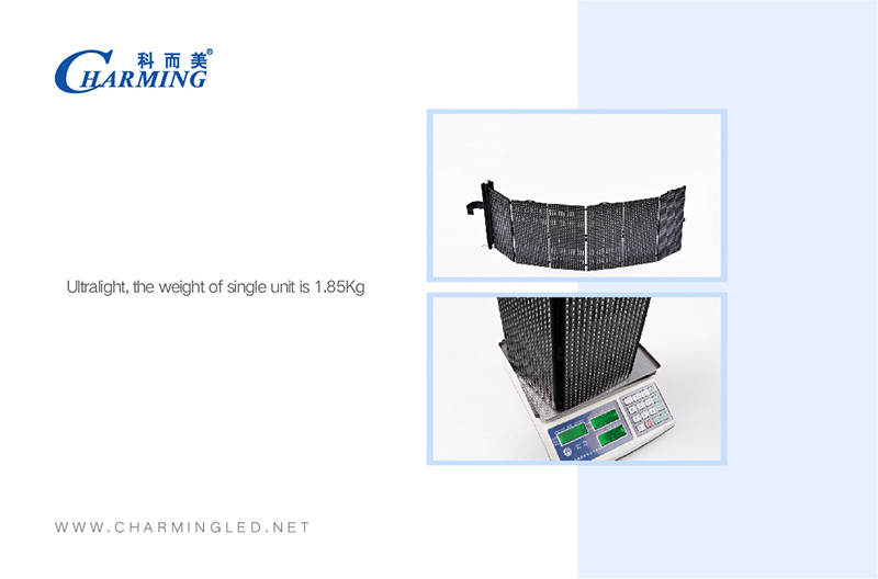 UV Resistant Flexible LED Video Wall 3840Hz 16 Bit Practical