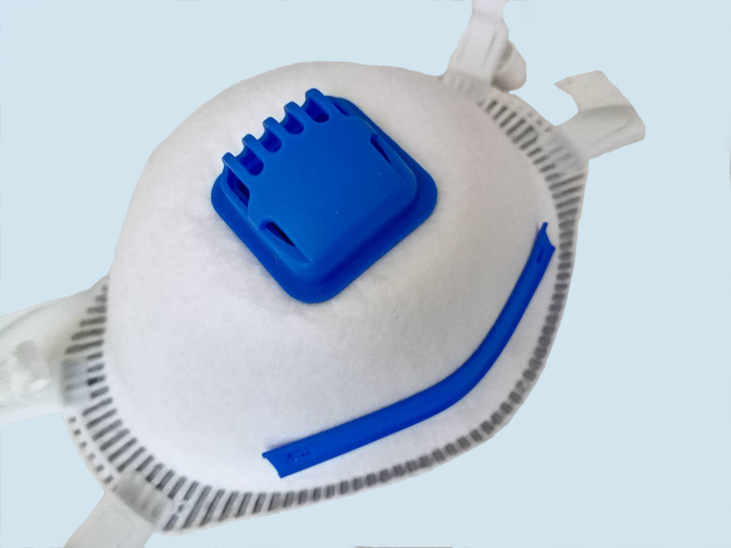 4 Ply Cup Shape Non Woven Headloop FFP3 Respirators