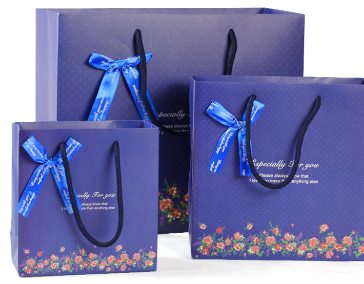 Floral Gift Bag Fashion Bags Paper Bags Plus Print Wholesale Custom-made Handbags Bouquet Gift Bags