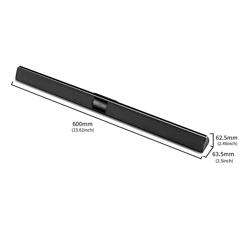 2000mAh Bluetooth TV Soundbar Speaker Wireless Audio Soundbar 2.0ch Design