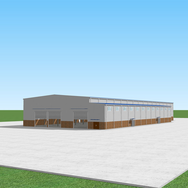 Prefabricated Steel Structure Workshop Industrial Frame Building
