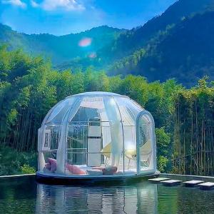 China Height 2.7m Clear Bubble Tents Luxury Flame Retardant Clear Dome House wholesale