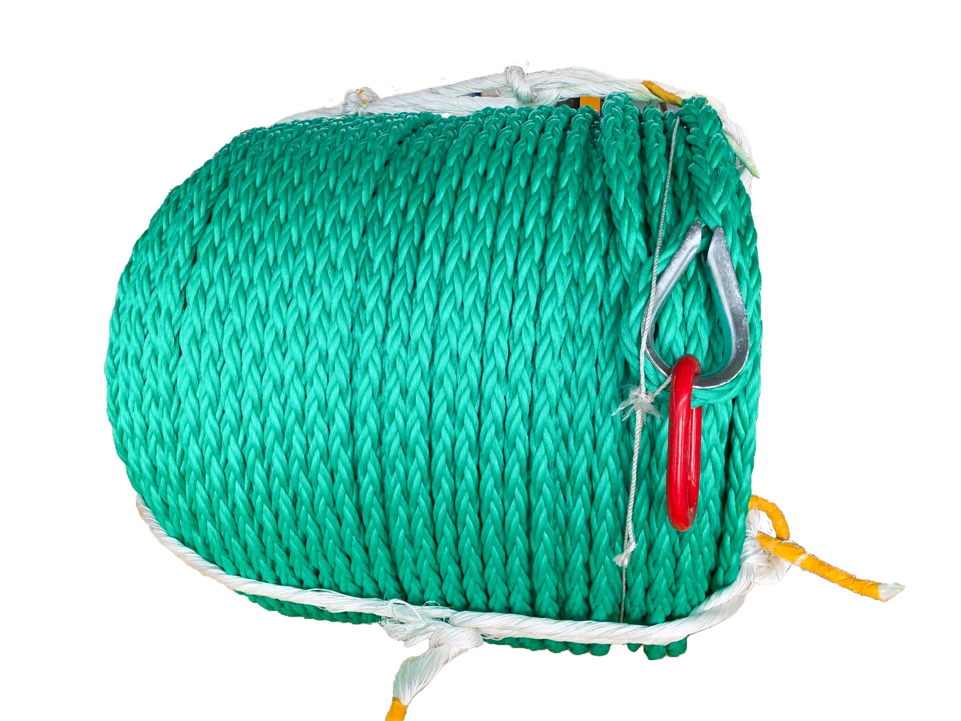 8 Strand Braided 1000m Length PP Combination Rope With Steel Wire For Deep Sea