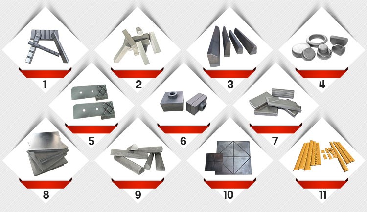 210Mpa Shearing Strength 63HRC Cane Knife Tips For Sugar Shredding