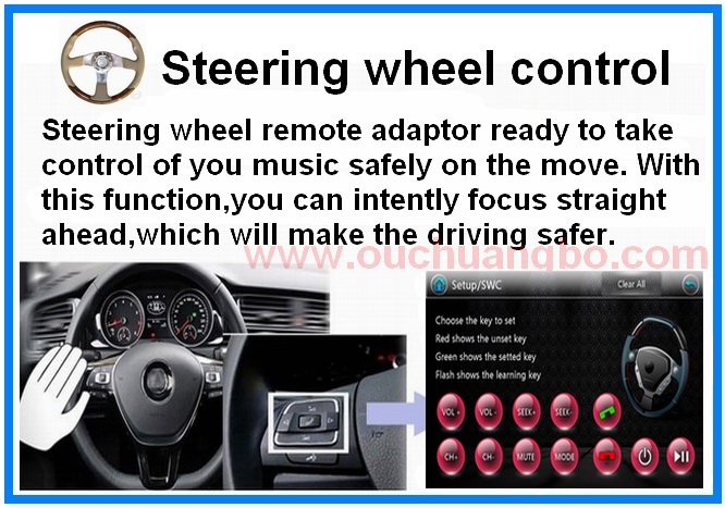 Ouchuangbo Car GPS DVD Nav Multimedia for Skoda Octavia 2014 USB iPod Main menu language