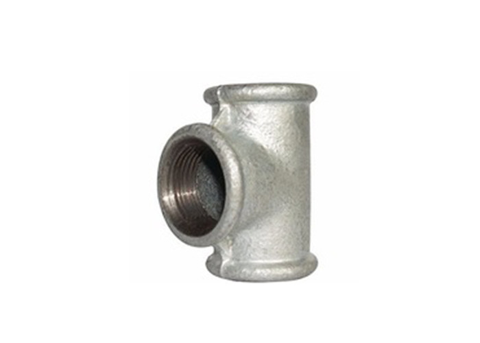 Class 150 Galvanized Malleable Iron Reducing Tee Fitting for Water Supply