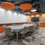 Wall Ceiling Art Fabric Wrapped Acoustic Panels Flame Retardant For Aesthetic