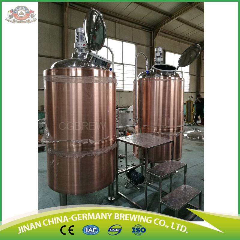 300L craft beer production line with fermenters with pressure vessel certificate