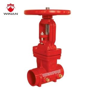 China 12 Inch 1.6MPa Double Flanged Fire Fighting Valves Ductile Iron Material wholesale