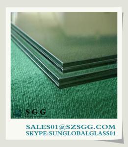 China Top quality glass 8mm clear laminated tempered glass with ce wholesale