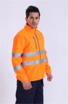 OEM Windproof Hi Vis Lightweight Work Jacket , 360gsm Mens Outdoor Work Jackets