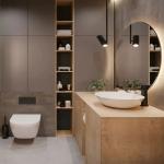 Modern Stainless Steel Bathroom Vanity Cabinet Waterproof