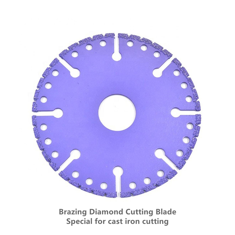 400mm Vacuum Brazed Diamond Blades For Cast Iron Cutting