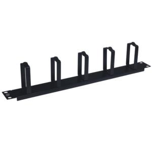China Network Horizontal Cable Manager 1U Rackmount Cable Management 5 Piece Rings wholesale