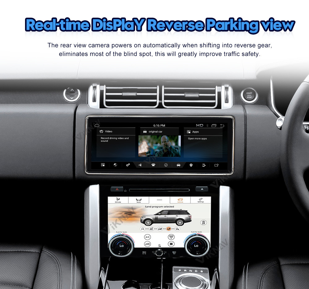 2Din Range Rover Car Stereo GPS Navigator For Right Hand Driving Type