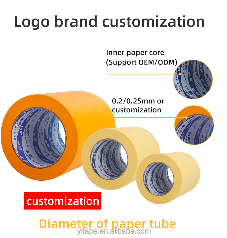 Washi Tape for Masking YOUJIANG Japan Cinta Car Painting Automotive Goldband Tape