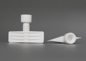 China HDPE Plastic Caps On Nozzle Can Be Twist Off Seaed On Small Bags wholesale