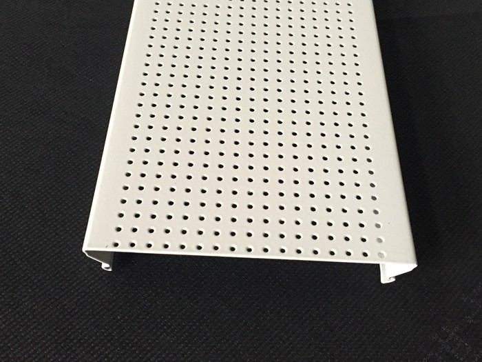 C- Shaped Width 100mm Commercial Aluminum Wood Ceiling Panels For Shopping Hall