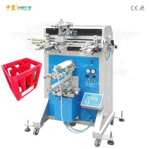 China CE 350x250mm Semi Auto Screen Printing Machine For Plastic Crate wholesale