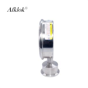 China Shockproof Gas Pressure Test Gauge Manometer 63mm 98mm Dia Sanitary Diaphragm wholesale