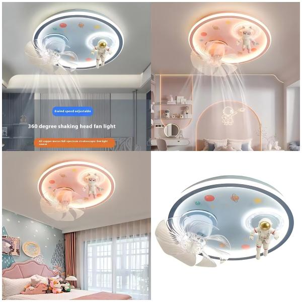 wholesale Modern Minimalist Ceiling Fan Light , Creative Lighting Ceiling Fans Remote Control