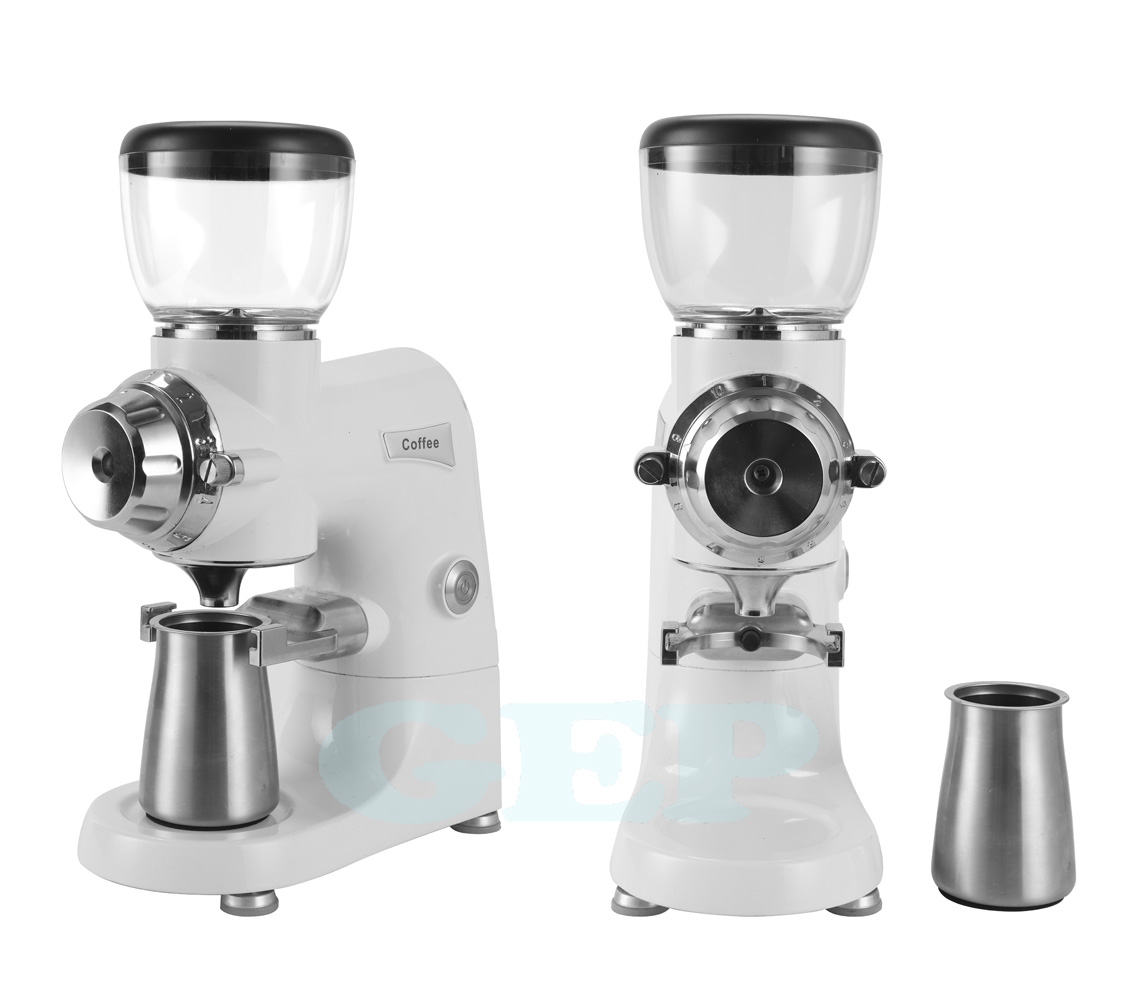 75mm Burr Grinders Titanium Plated Electric Coffee Bean Grinder for Cappuccino Latte