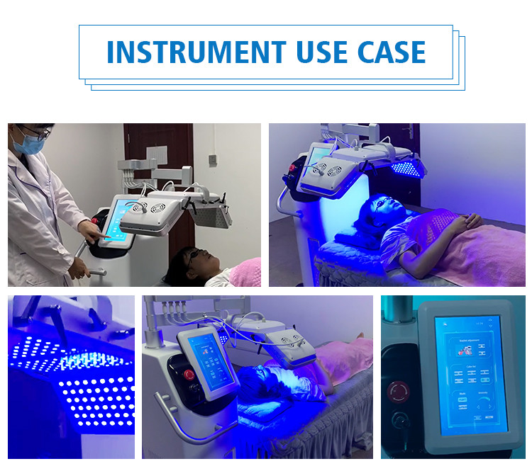 Customizable LED Light Therapy PDT Machine For Face Neck Chest With Independently Red Blue Yellow Green