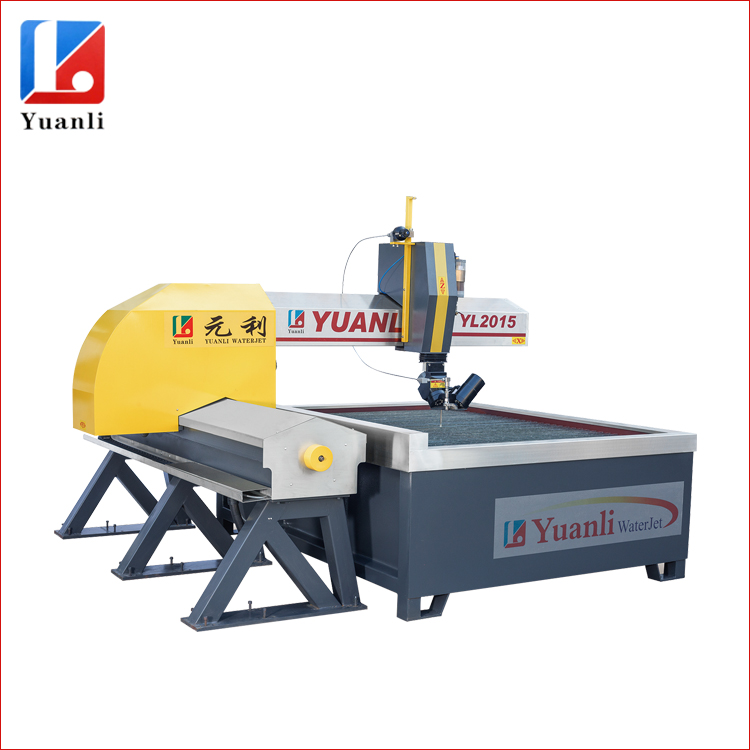 High Accuracy Water Jet 3 Axis Cutting Machine 30KW 37KW CNC Stone Cutting Machine