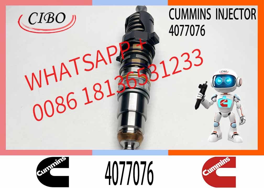 4902827 Fuel Injector 4077076 4062090 for Cummins QSK23 QSK60 Engine