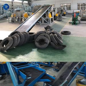 China Waste Tyre Recycling Plant Rubber Crusher Tire Grinder Machine wholesale