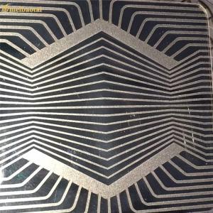 China 201 304 Black Etched Finished Stainless Steel Sheet Thickness 0.3-3.0mm wholesale