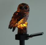 Waterproof IP55 Resin 0.06w Solar Owl Garden Stake Light