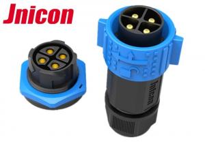 China High Current Waterproof Plug Socket , Aviation 50A Circular Industrial Plug Socket wholesale