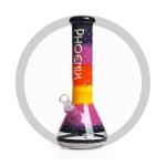 13 Inches Colorful Glass Beaker Bubbler Bong 7mm Thickness Hand Blown Bongs