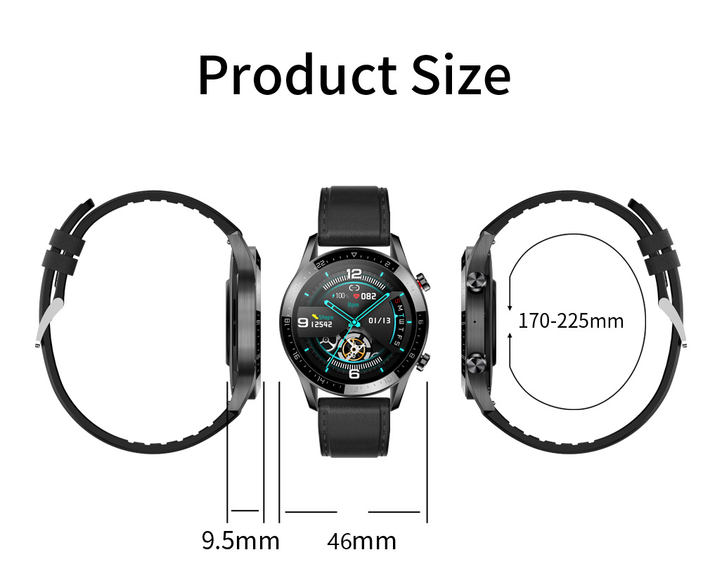 Amazon Hot Style Two Colors Bluetooth Call Waterproof Smartwatch Hl05 NFC Casual Fitness Wear 202 Popular Gift Watch ECG
