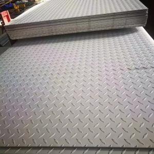 China 6mm Hot Rolled 304 Stainless Steel SS Checkered Plate For Building wholesale