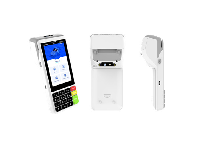 4 Inch Policies In Tax Control Smart Handheld POS Android POS Terminal With 58 Mm Thermal Receipt Printer