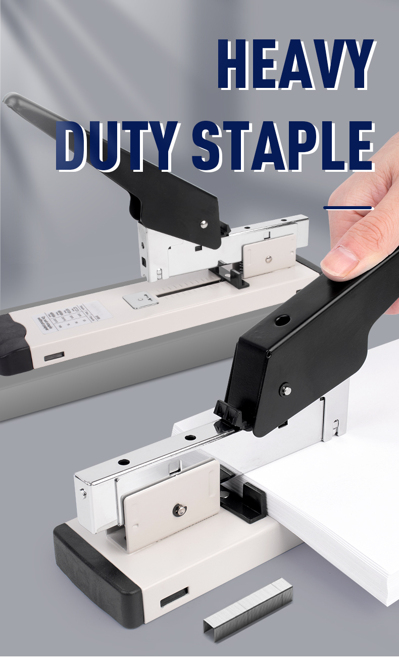 Manual Heavy Duty Stapler Machine for Office High Capacity 100 Sheets Big Book Stapler