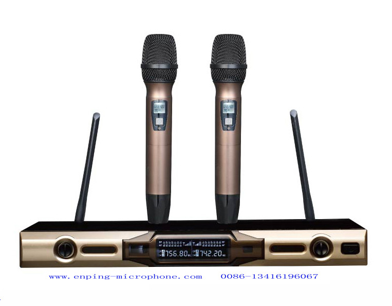 X11 fixed frequency wireless microphone system UHF Dual channel rack mountable very low price