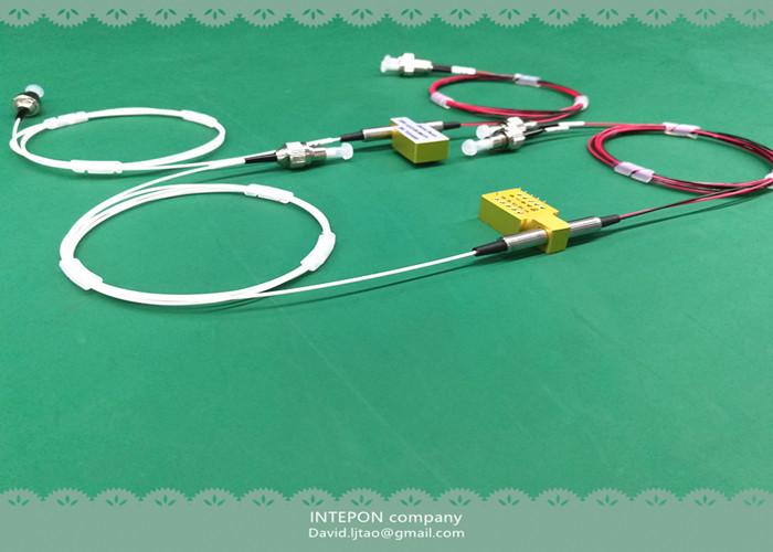 Optical switch, 1x2, Transmission type, 1310/1550, latching type, FC/PC connector.