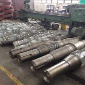 China herringbone tooth gears shafts for drilling pump in oil industry wholesale