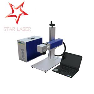 China Mobile Phone Charger Fiber Laser Metal Engraving Marking Machine For Nameplate wholesale