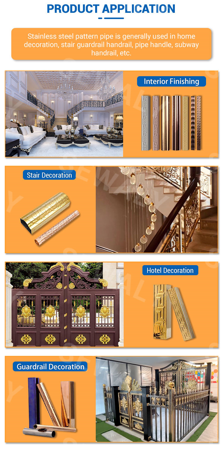 Mirror 8K 310S Stainless Steel Welded Pipe Round For Stair Construction