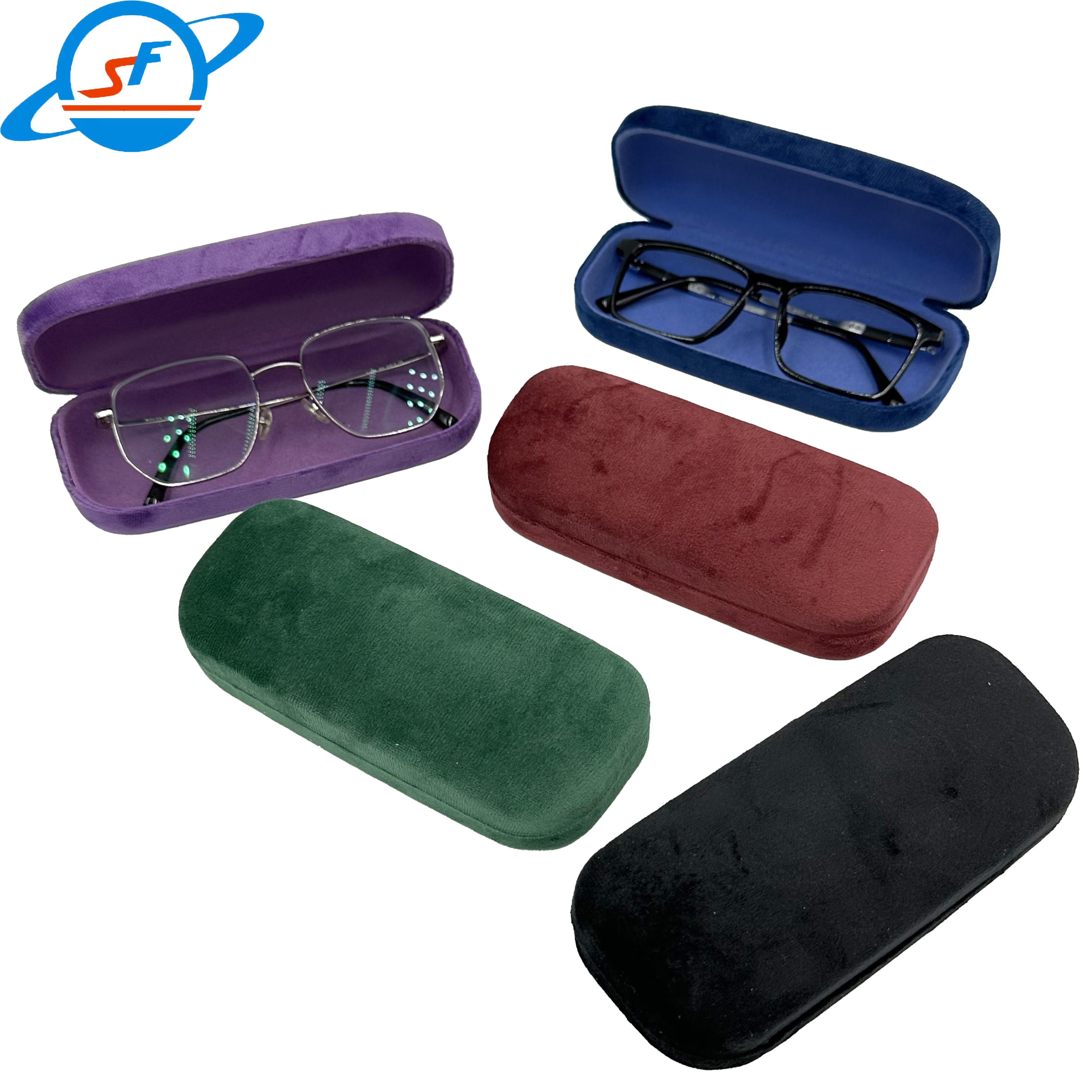 Custom Print PU Metal Glasses Case With Super Protective Performance