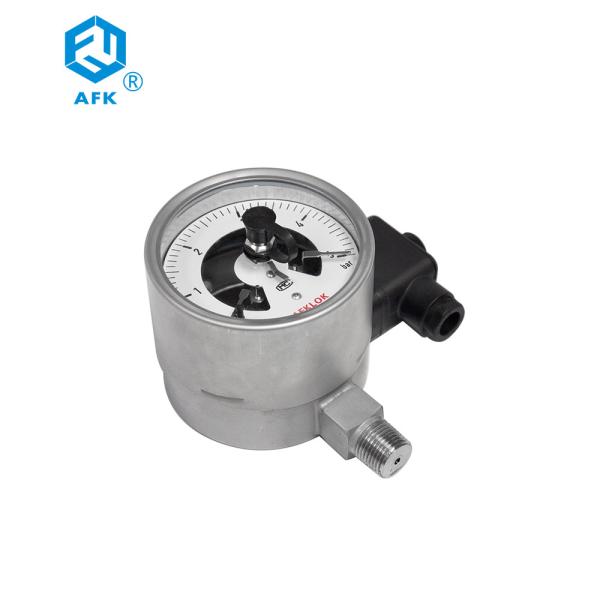 AFK 5bar Electric Contact Pressure Gauge Stainless Steel 304 100mm Male