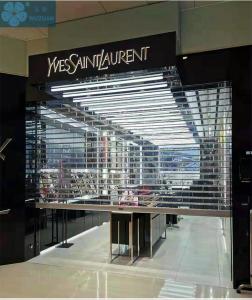 China 12mm Bar Polycarbonate Clear Roller Shutters For Store wholesale