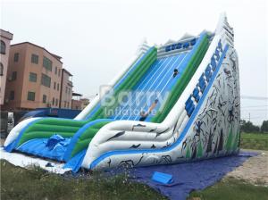 China Custom Made Large Inflatable Slide , Commercial Adult Blow Up Slide wholesale